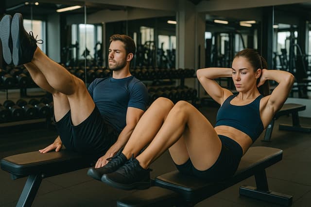 Weight Bench Ab Workouts: The 10 Best Exercises | Flex AI